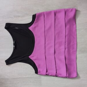 Forever 21 Purple Tiered Ruffle Tank Top / Size Medium